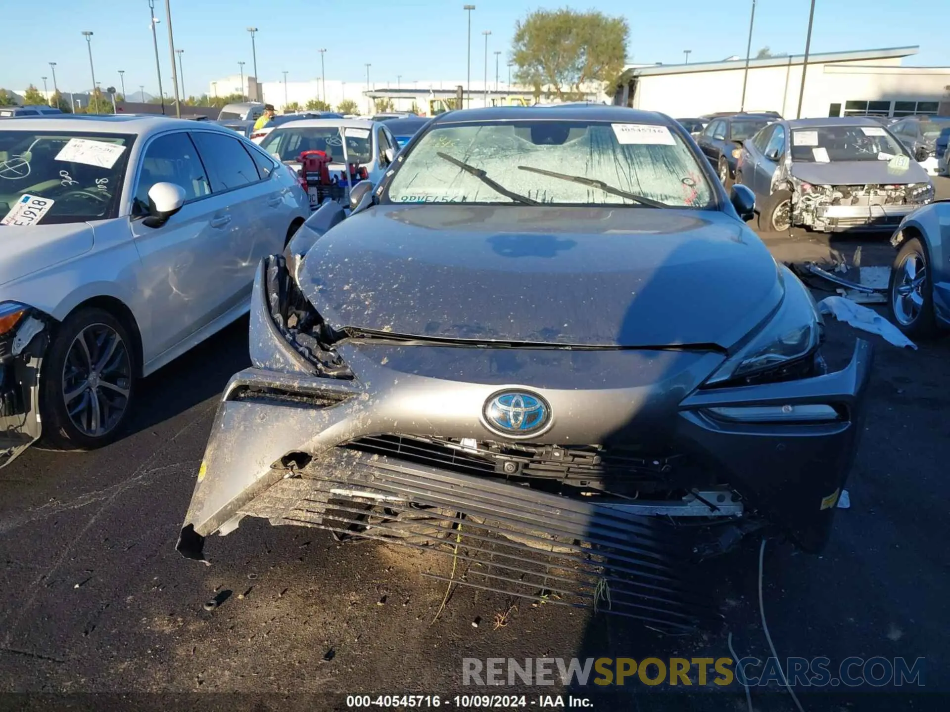 13 Photograph of a damaged car JTDAAAAA1NA005756 TOYOTA MIRAI 2022