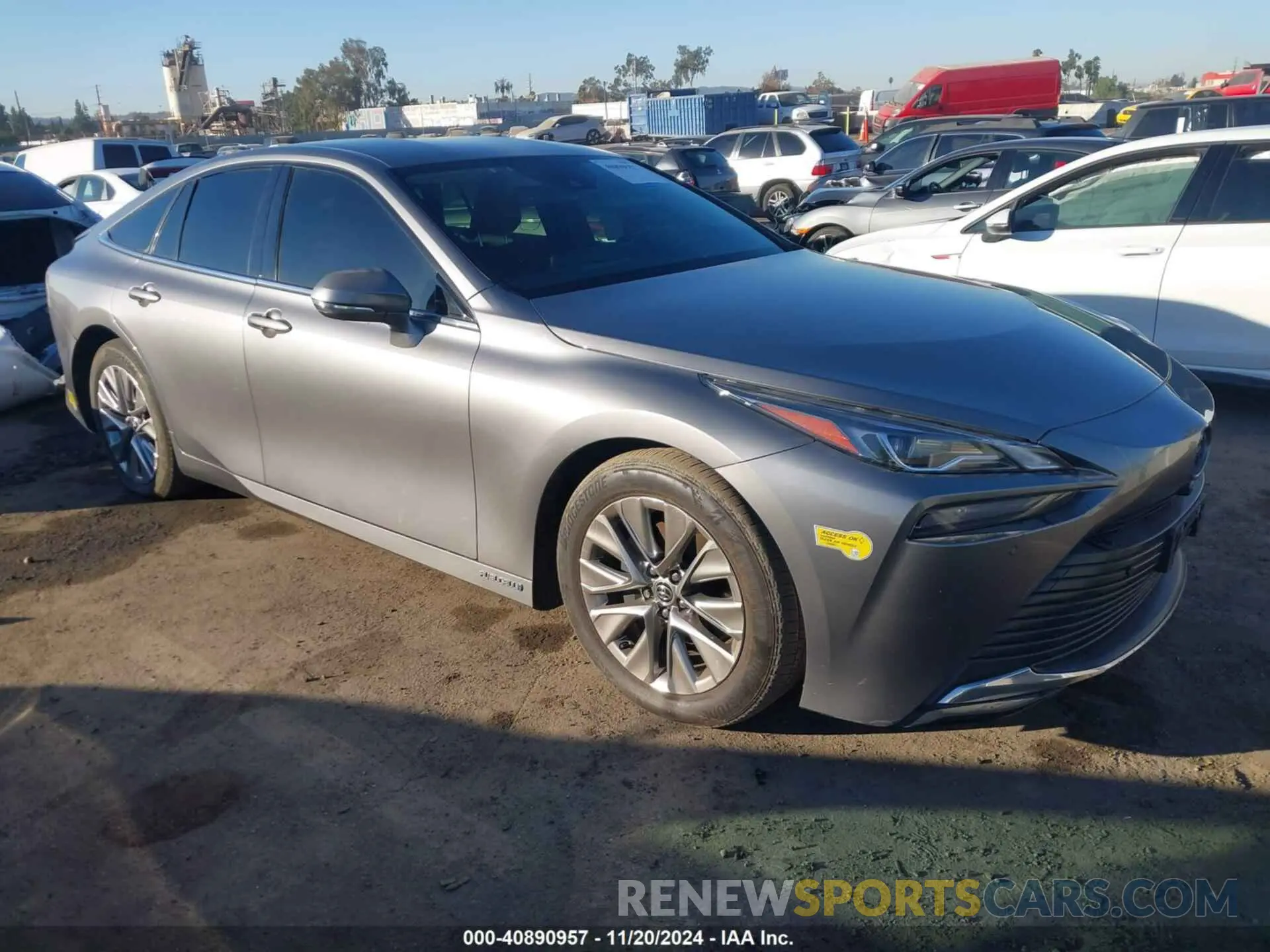 1 Photograph of a damaged car JTDAAAAAXNA005593 TOYOTA MIRAI 2022