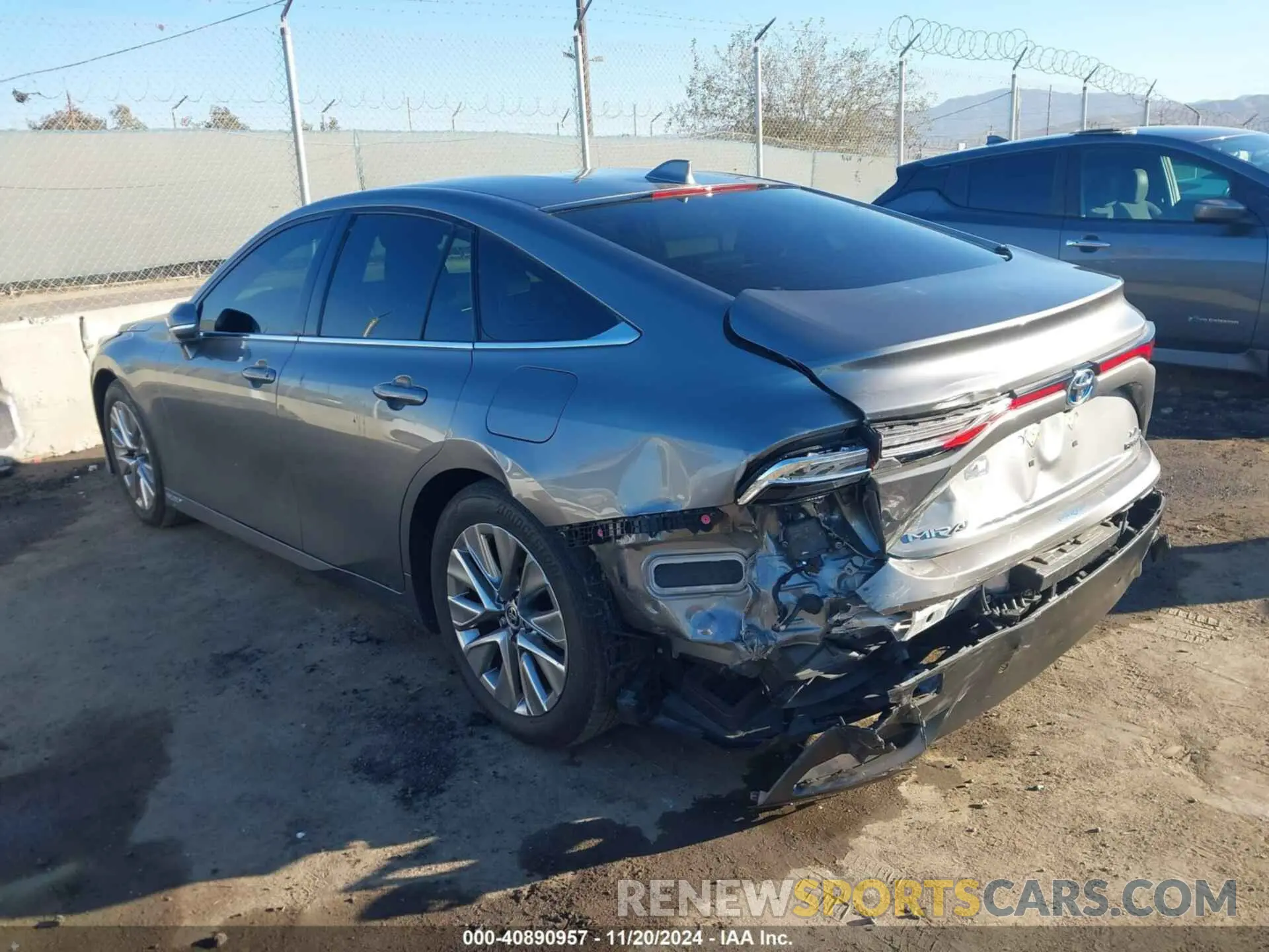 3 Photograph of a damaged car JTDAAAAAXNA005593 TOYOTA MIRAI 2022
