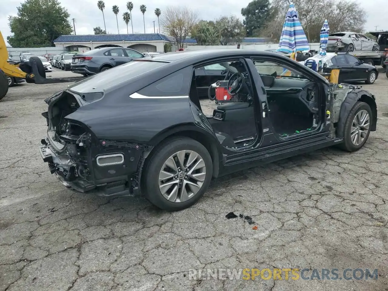 3 Photograph of a damaged car JTDAAAAA1PA008689 TOYOTA MIRAI 2023