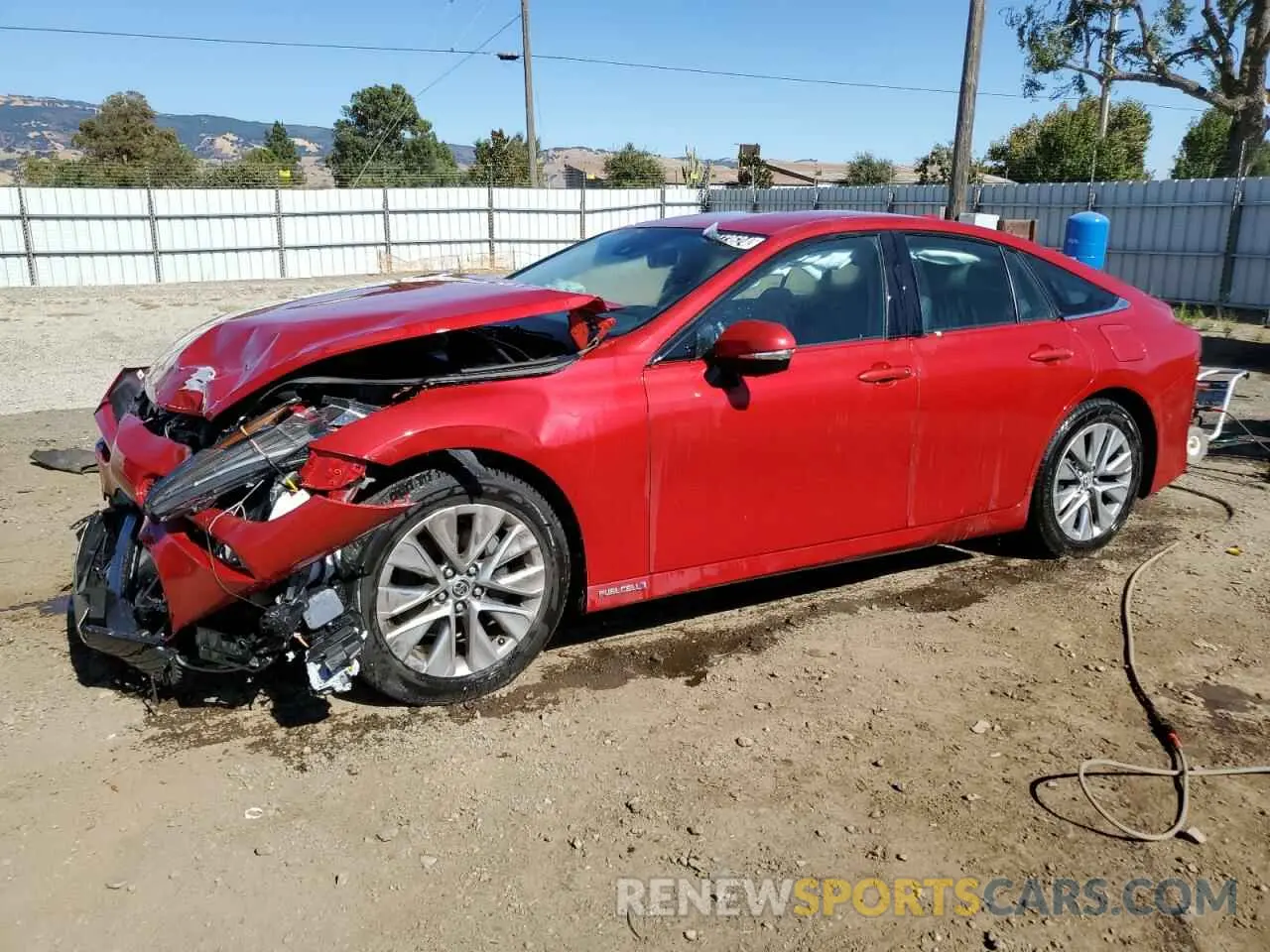 1 Photograph of a damaged car JTDAAAAA3PA008046 TOYOTA MIRAI 2023