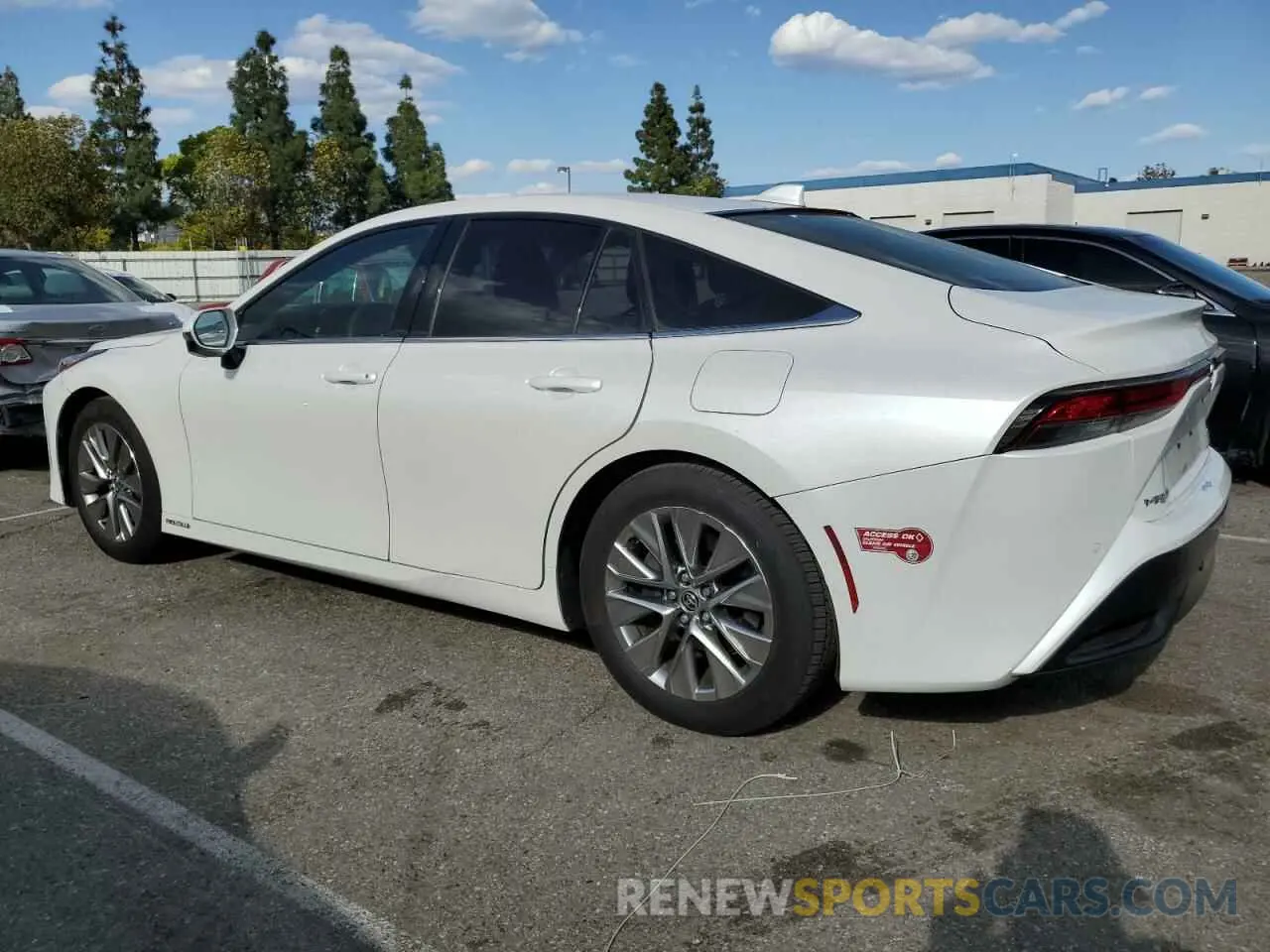 2 Photograph of a damaged car JTDAAAAA4PA009853 TOYOTA MIRAI 2023