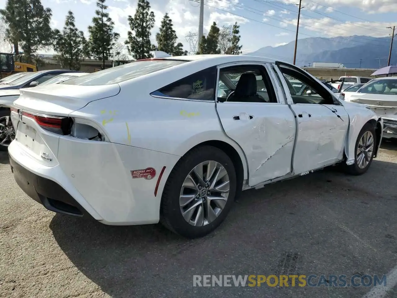 3 Photograph of a damaged car JTDAAAAA4PA009853 TOYOTA MIRAI 2023