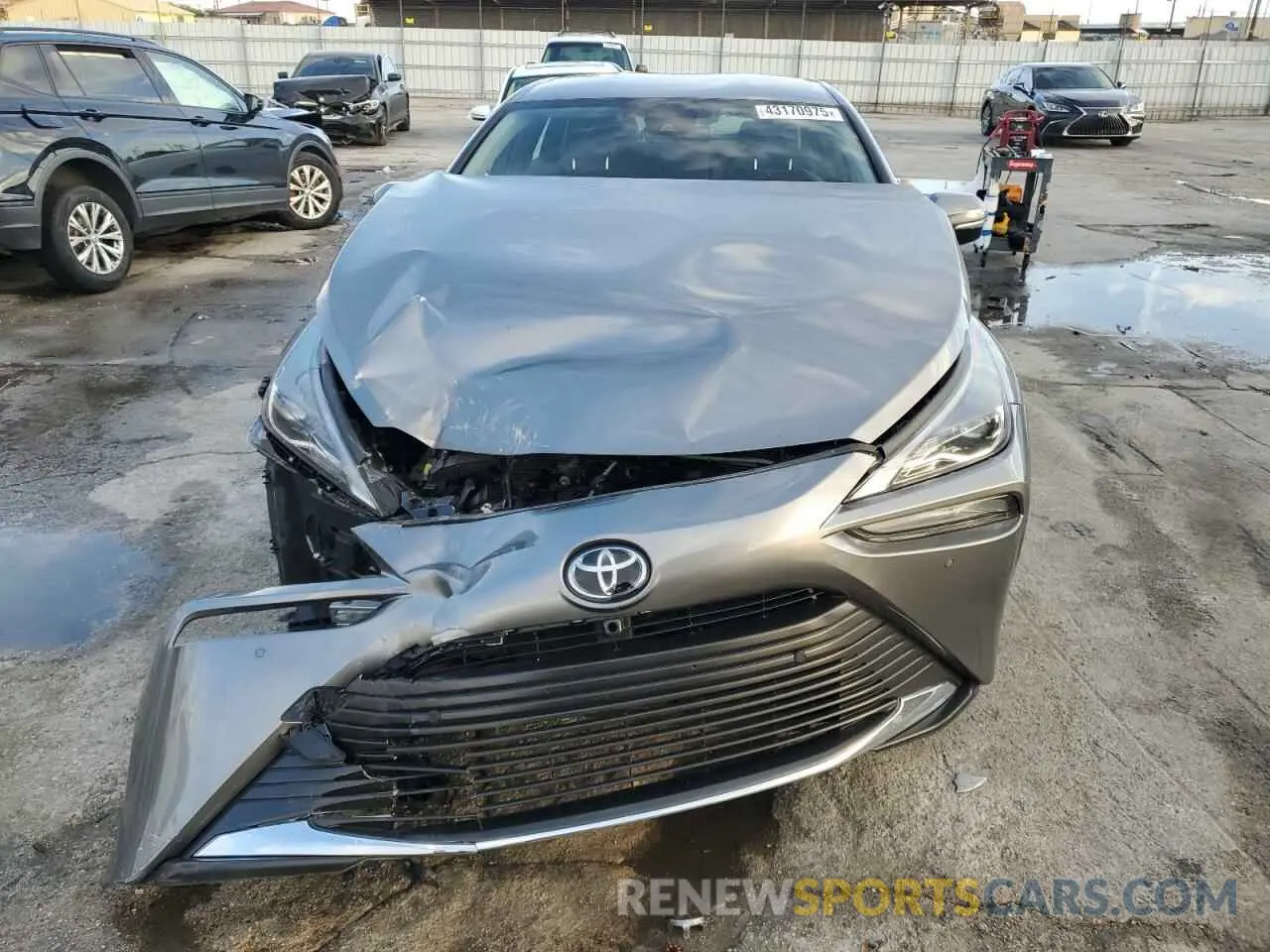 5 Photograph of a damaged car JTDAAAAA9PA009069 TOYOTA MIRAI 2023