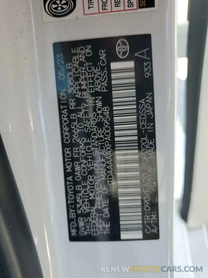 15 Photograph of a damaged car JTDAAAAAXPA009548 TOYOTA MIRAI 2023