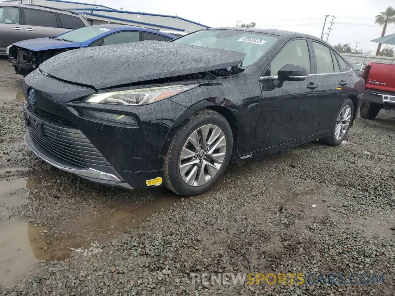1 Photograph of a damaged car JTDAAAAA0NA005456 TOYOTA MIRAI LE 2022