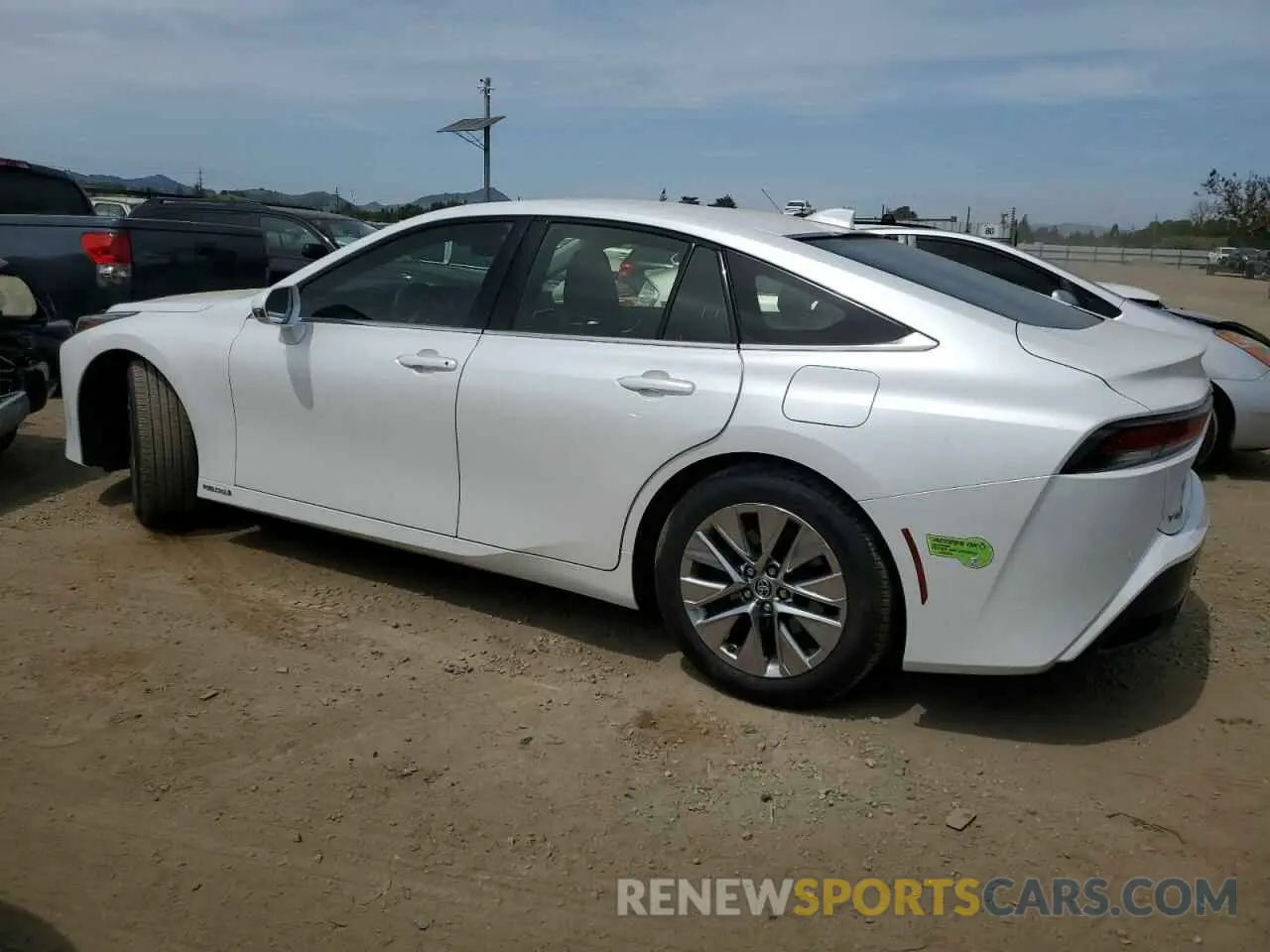 2 Photograph of a damaged car JTDAAAAA4NA007209 TOYOTA MIRAI LE 2022