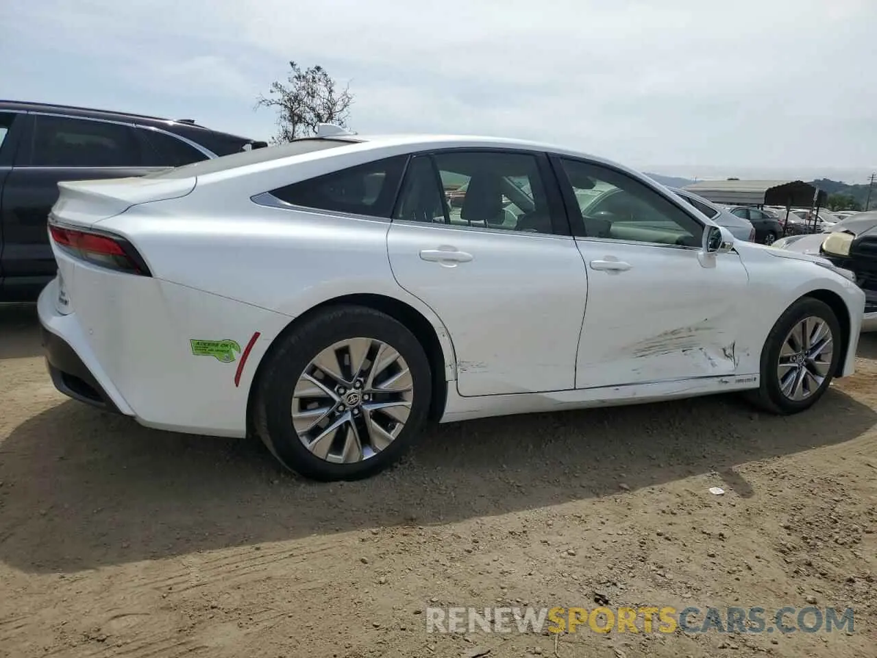 3 Photograph of a damaged car JTDAAAAA4NA007209 TOYOTA MIRAI LE 2022