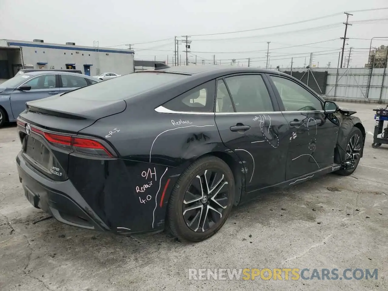 3 Photograph of a damaged car JTDAAAAAXNA004234 TOYOTA MIRAI LE 2022