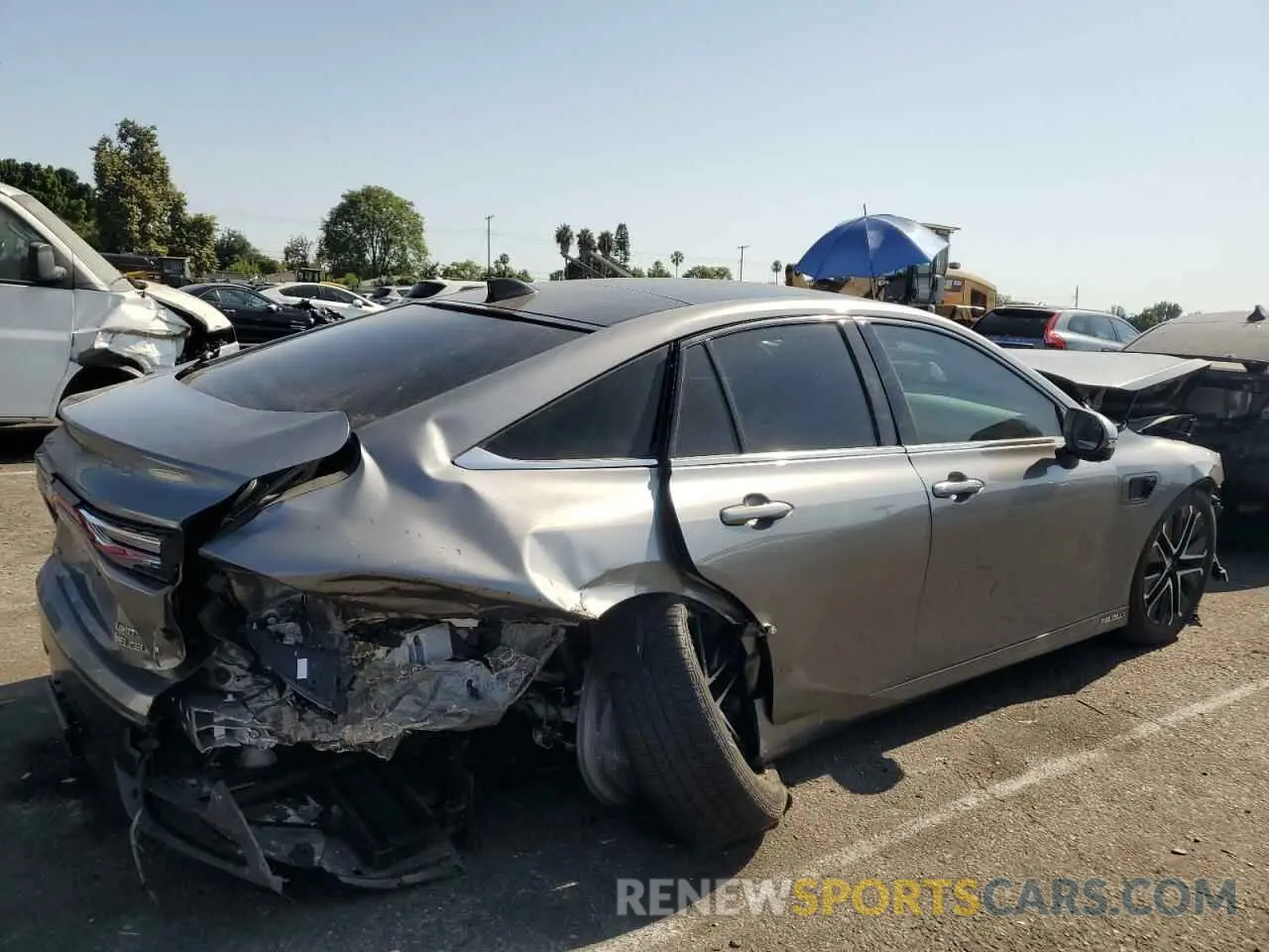 3 Photograph of a damaged car JTDAAAAAXNA004668 TOYOTA MIRAI LE 2022