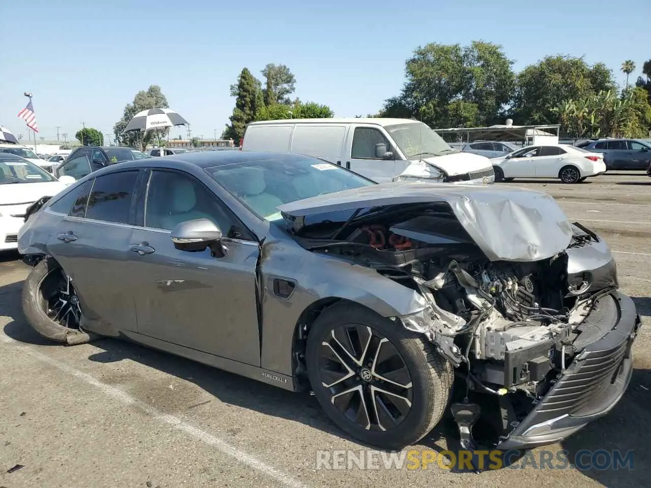 4 Photograph of a damaged car JTDAAAAAXNA004668 TOYOTA MIRAI LE 2022