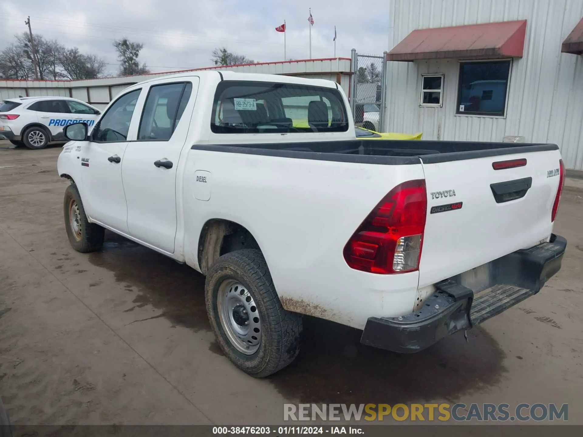 3 Photograph of a damaged car MR0DA3CD3N4002888 TOYOTA PICKUP 4 X 4 2022
