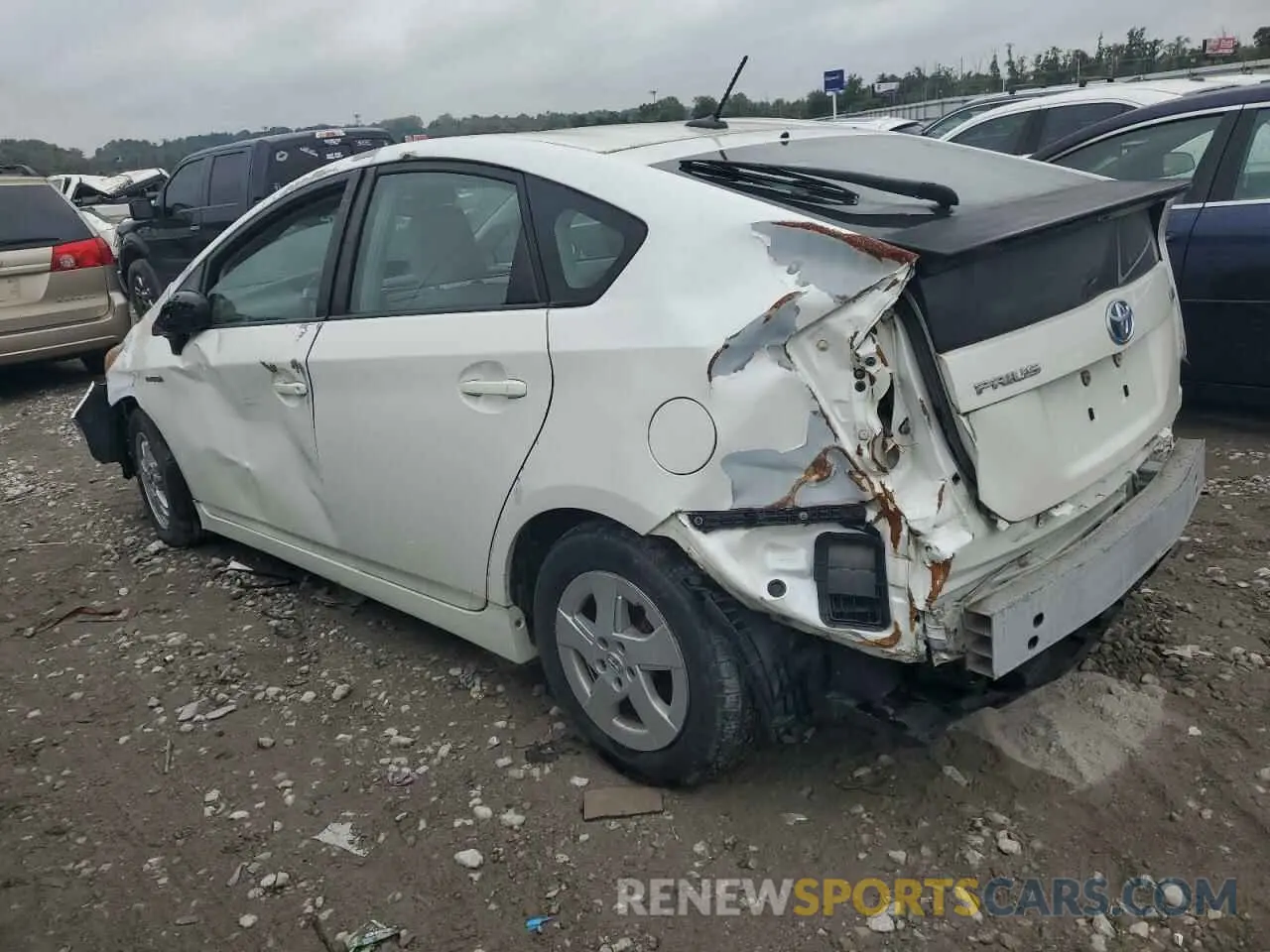 2 Photograph of a damaged car JTDKN3DU8A0043821 TOYOTA PRIUS 2010