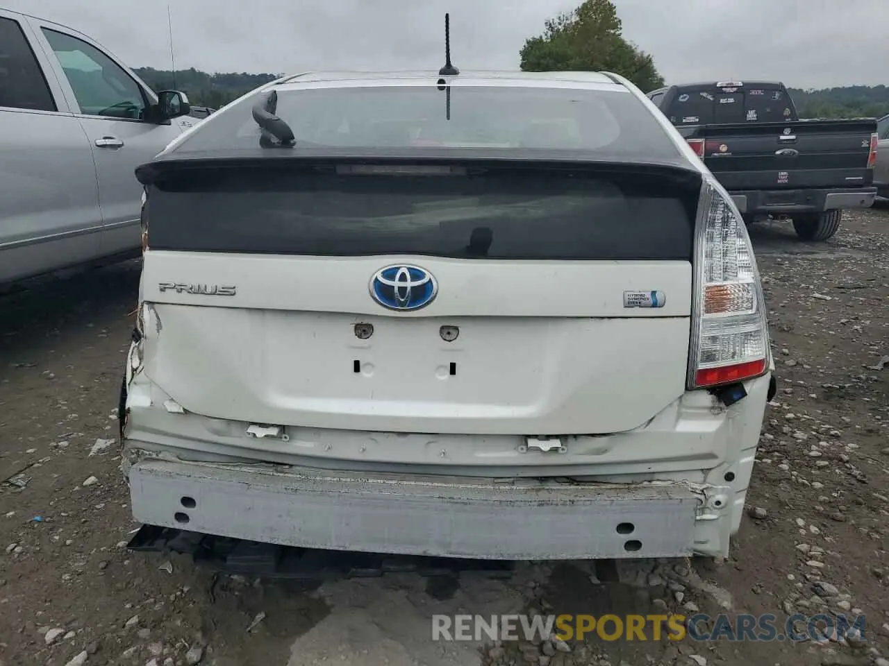 6 Photograph of a damaged car JTDKN3DU8A0043821 TOYOTA PRIUS 2010