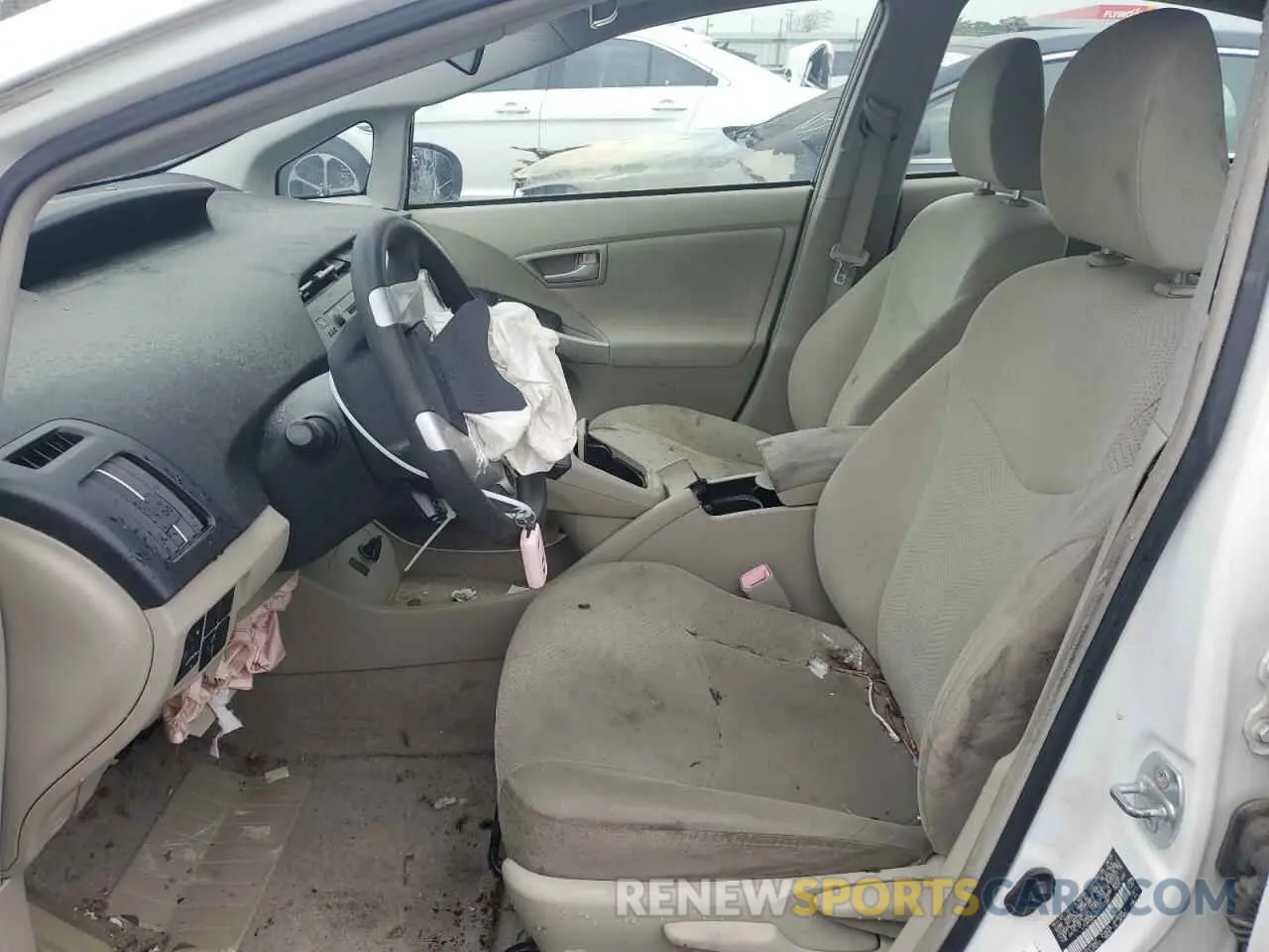 7 Photograph of a damaged car JTDKN3DU8A0043821 TOYOTA PRIUS 2010