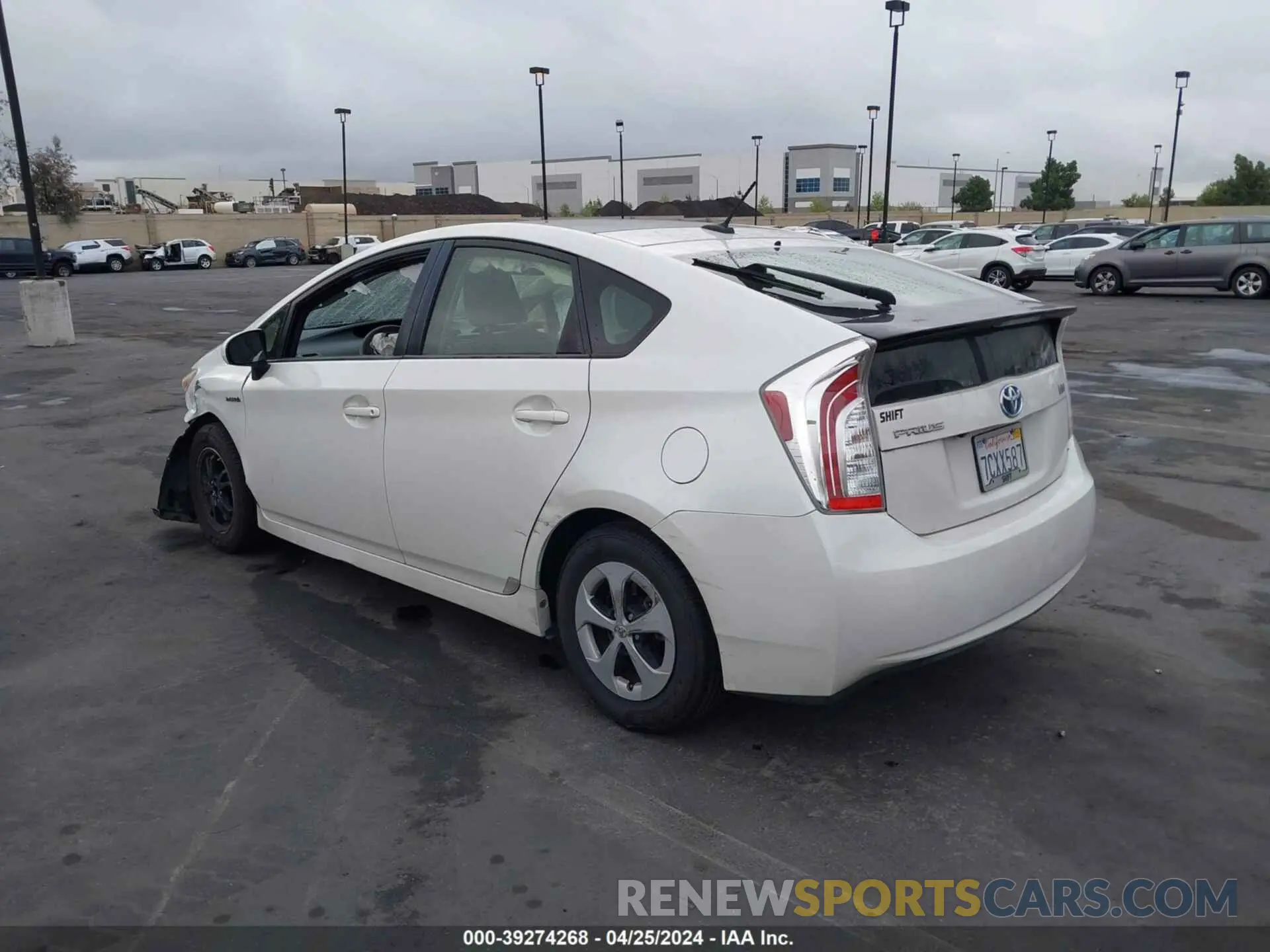 3 Photograph of a damaged car JTDKN3DU9E1738776 TOYOTA PRIUS 2014