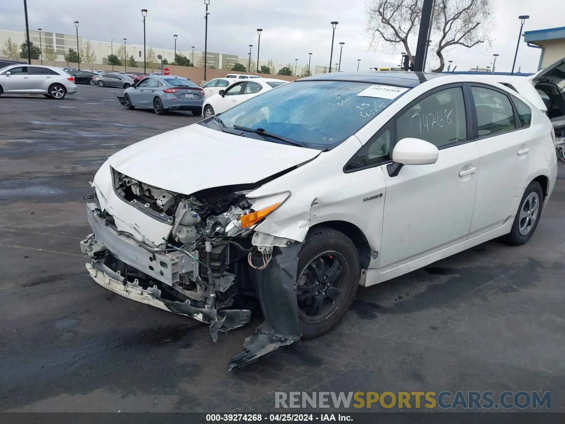 6 Photograph of a damaged car JTDKN3DU9E1738776 TOYOTA PRIUS 2014