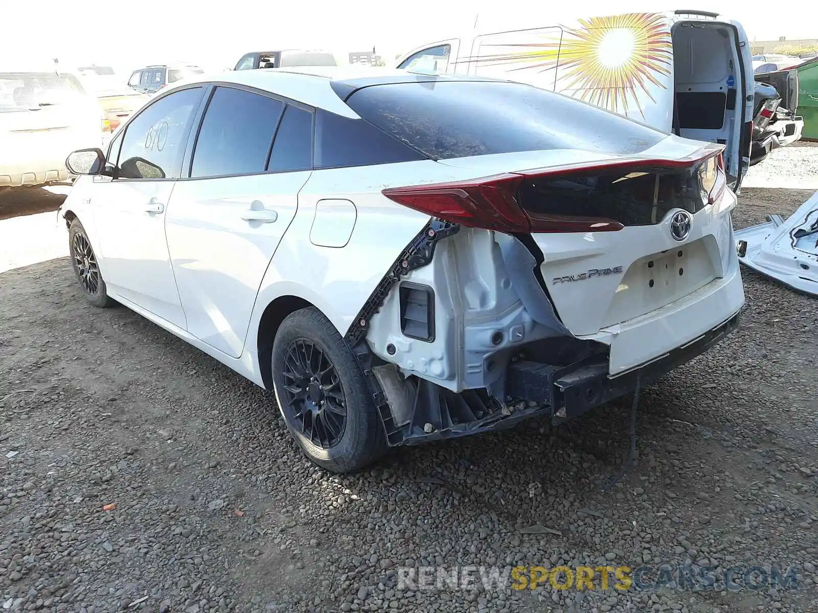 3 Photograph of a damaged car JTDKARFP1K3105159 TOYOTA PRIUS 2019