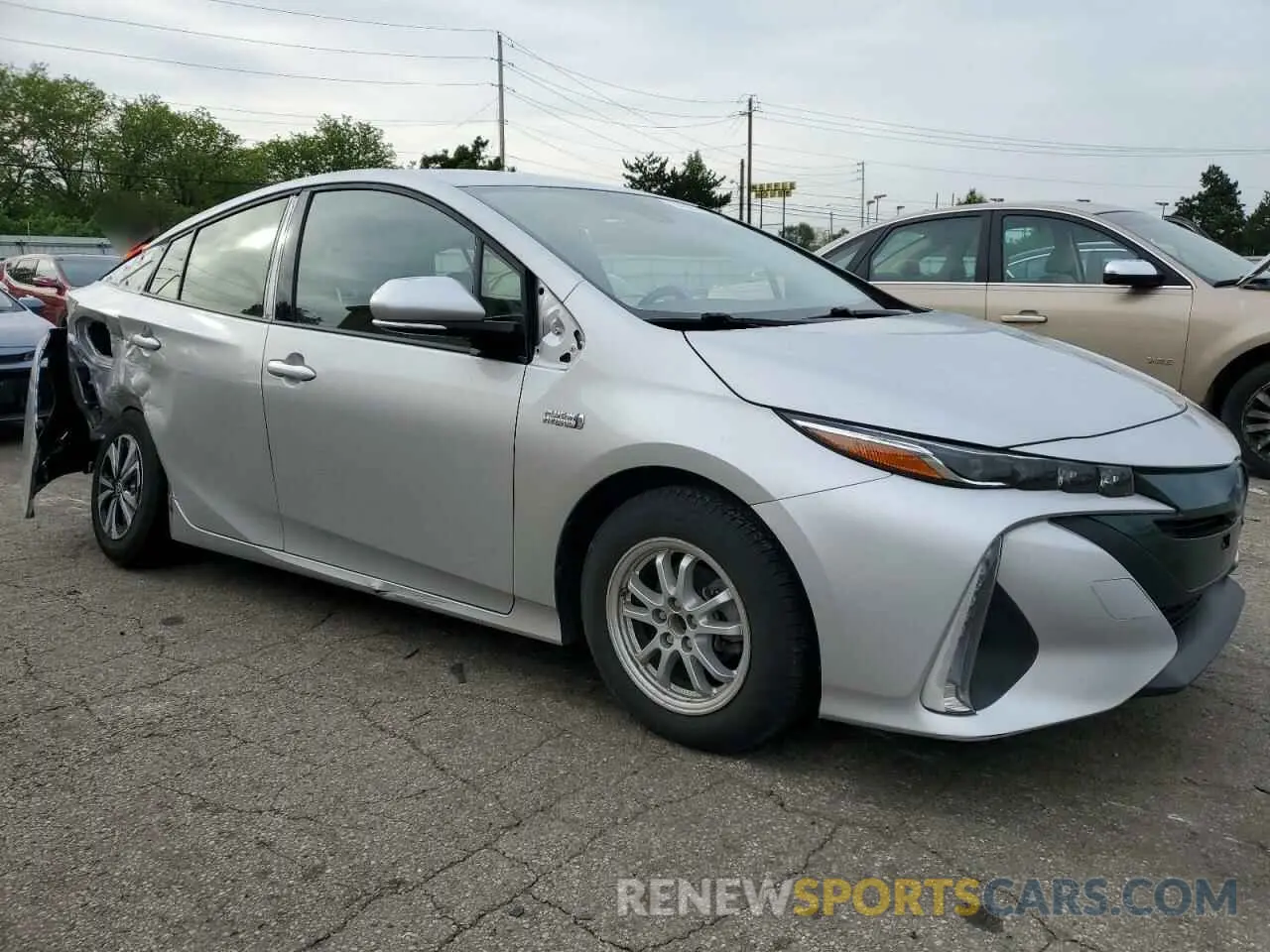 4 Photograph of a damaged car JTDKARFP1K3112080 TOYOTA PRIUS 2019