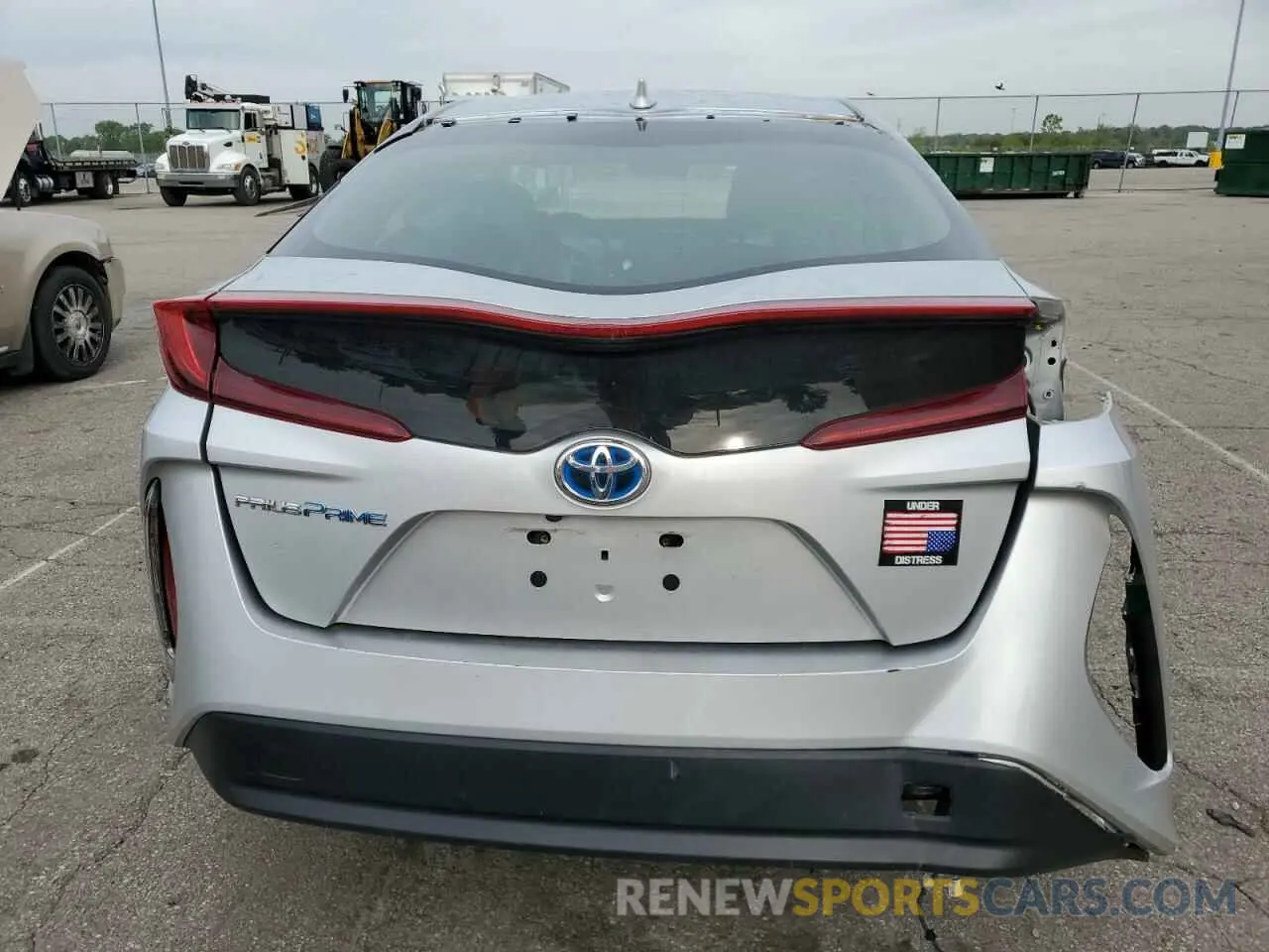 6 Photograph of a damaged car JTDKARFP1K3112080 TOYOTA PRIUS 2019