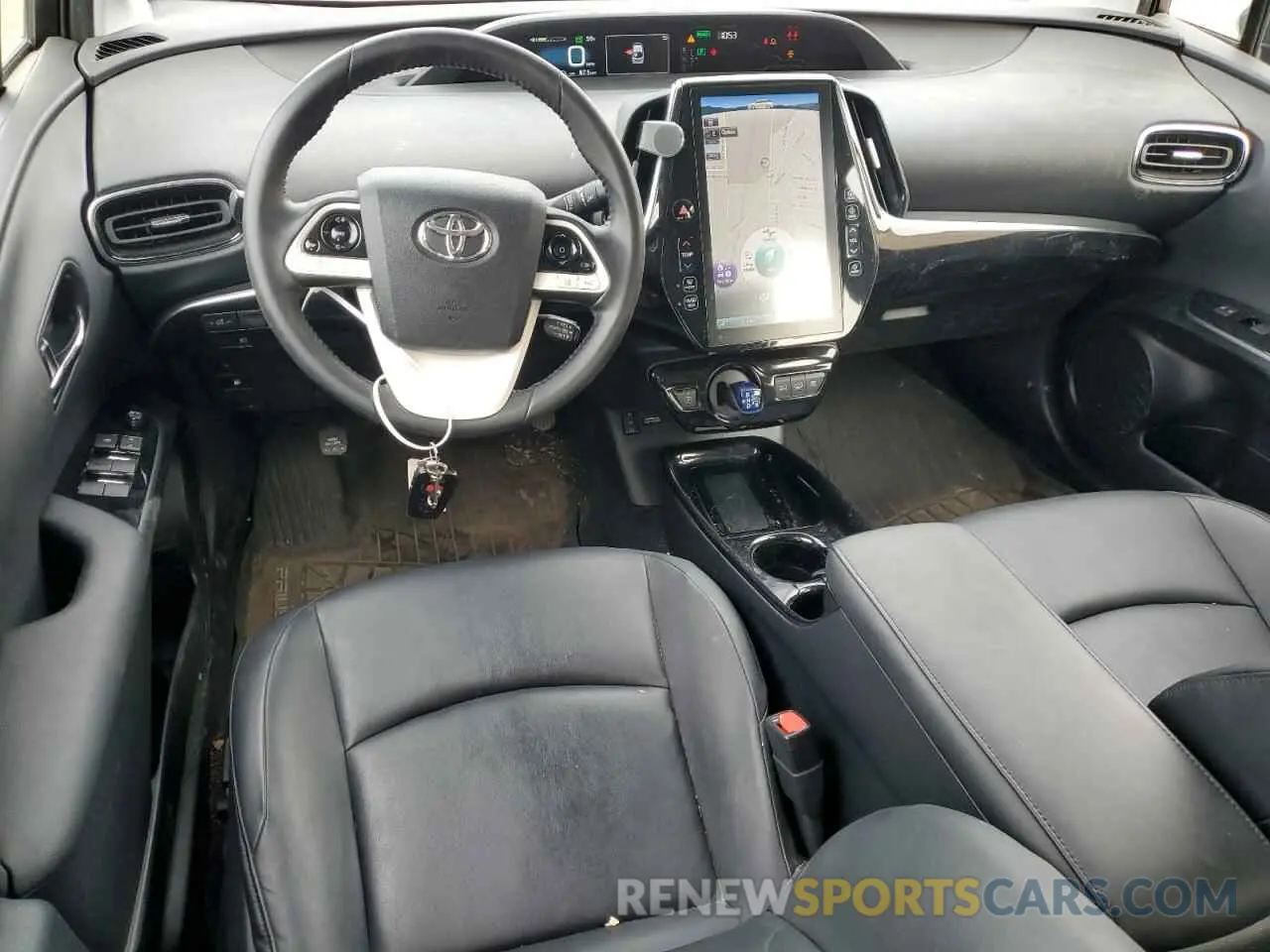 8 Photograph of a damaged car JTDKARFP1K3112080 TOYOTA PRIUS 2019