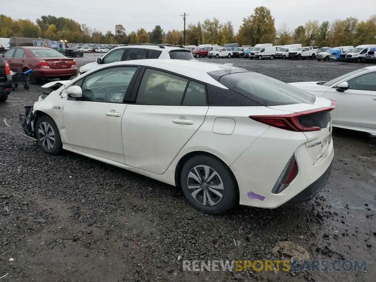 2 Photograph of a damaged car JTDKARFP1K3118011 TOYOTA PRIUS 2019