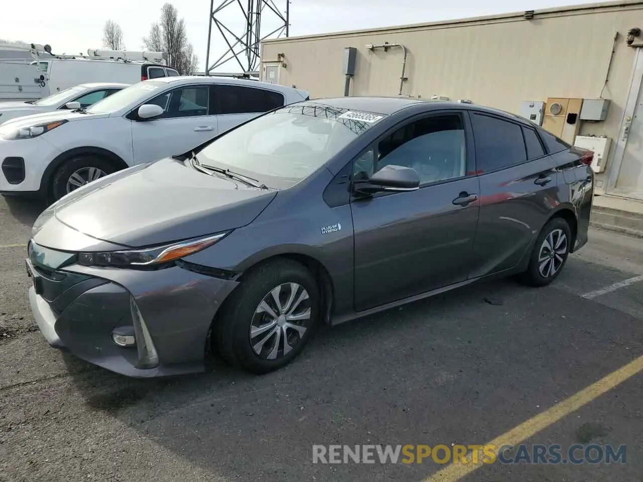 1 Photograph of a damaged car JTDKARFP2K3113867 TOYOTA PRIUS 2019