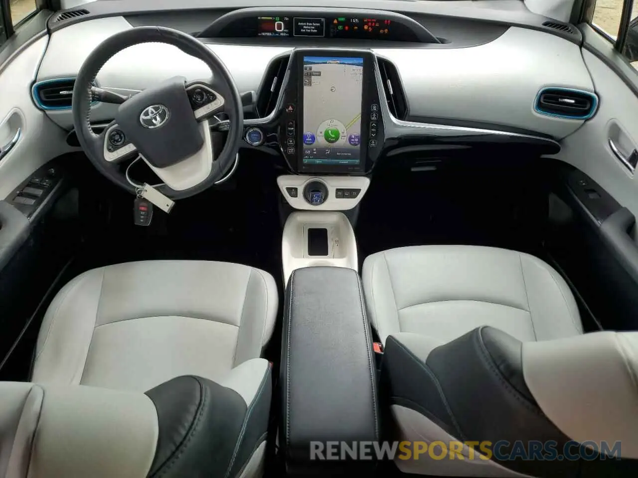 8 Photograph of a damaged car JTDKARFP2K3115019 TOYOTA PRIUS 2019