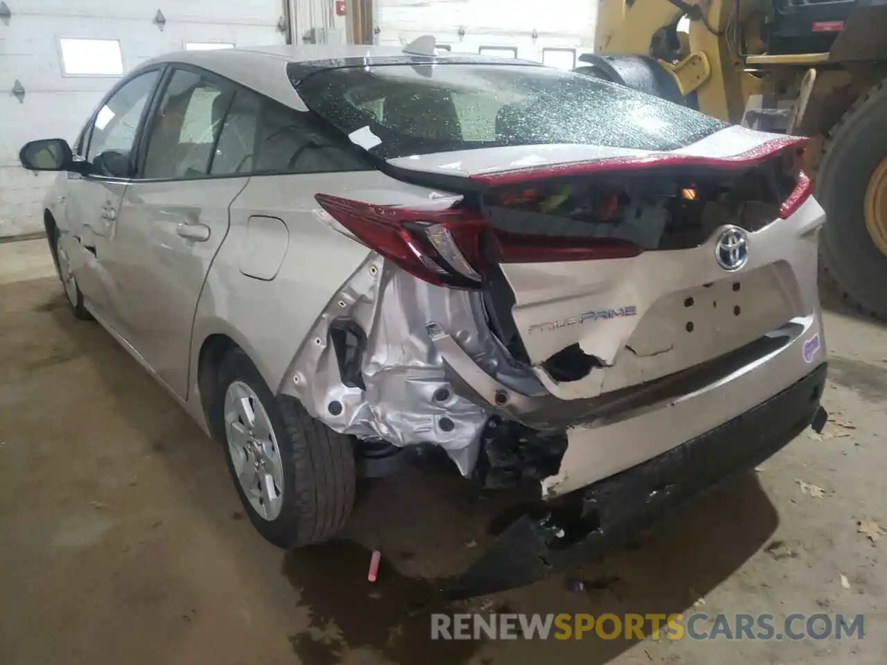 3 Photograph of a damaged car JTDKARFP2K3119801 TOYOTA PRIUS 2019