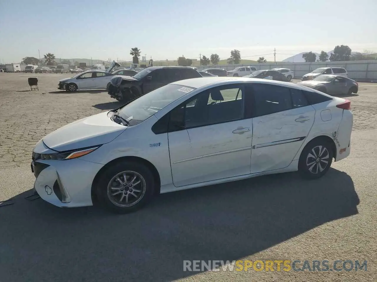 1 Photograph of a damaged car JTDKARFP3K3115725 TOYOTA PRIUS 2019