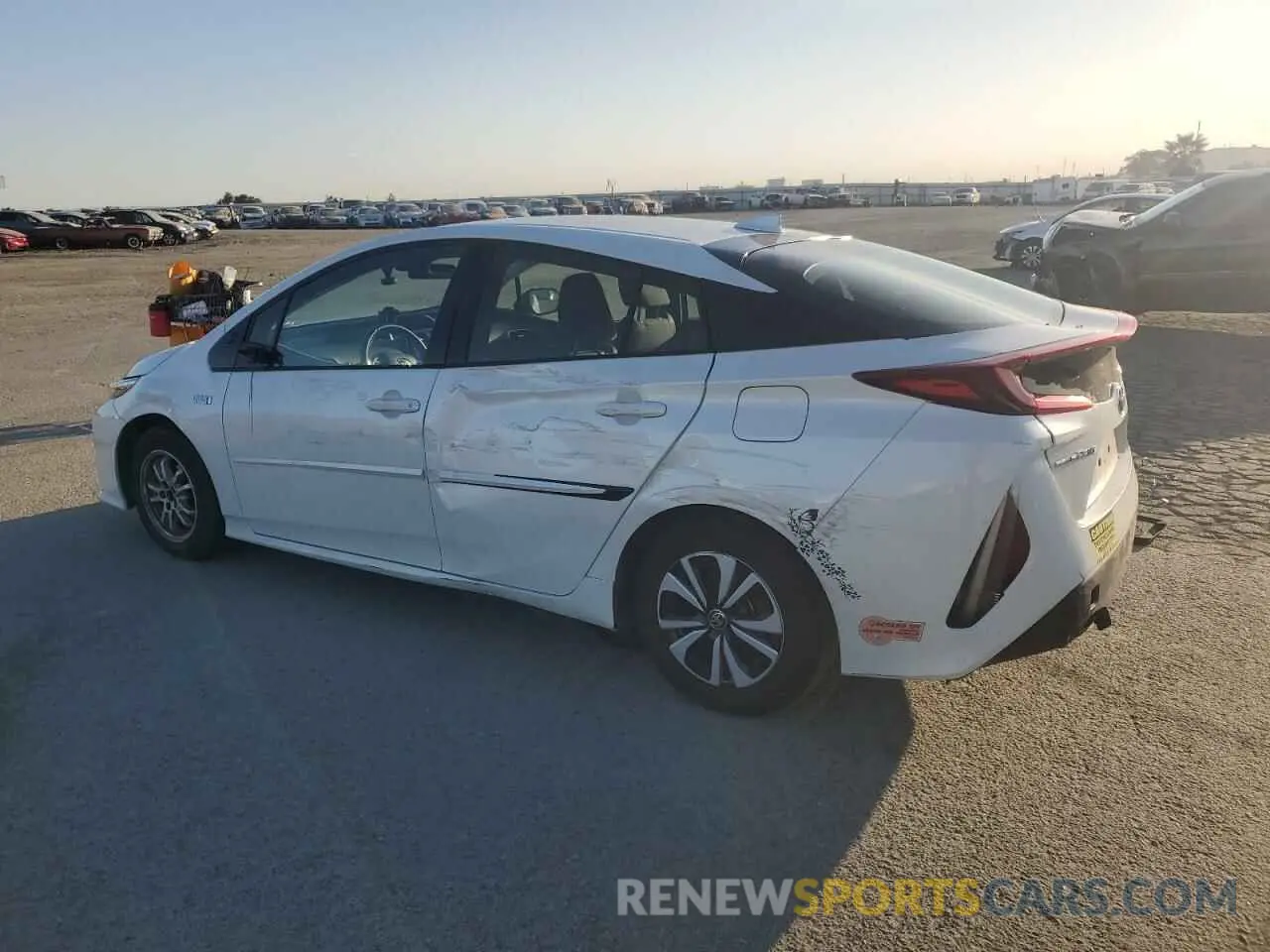2 Photograph of a damaged car JTDKARFP3K3115725 TOYOTA PRIUS 2019