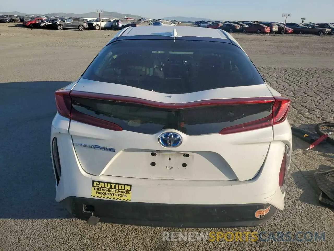 6 Photograph of a damaged car JTDKARFP3K3115725 TOYOTA PRIUS 2019