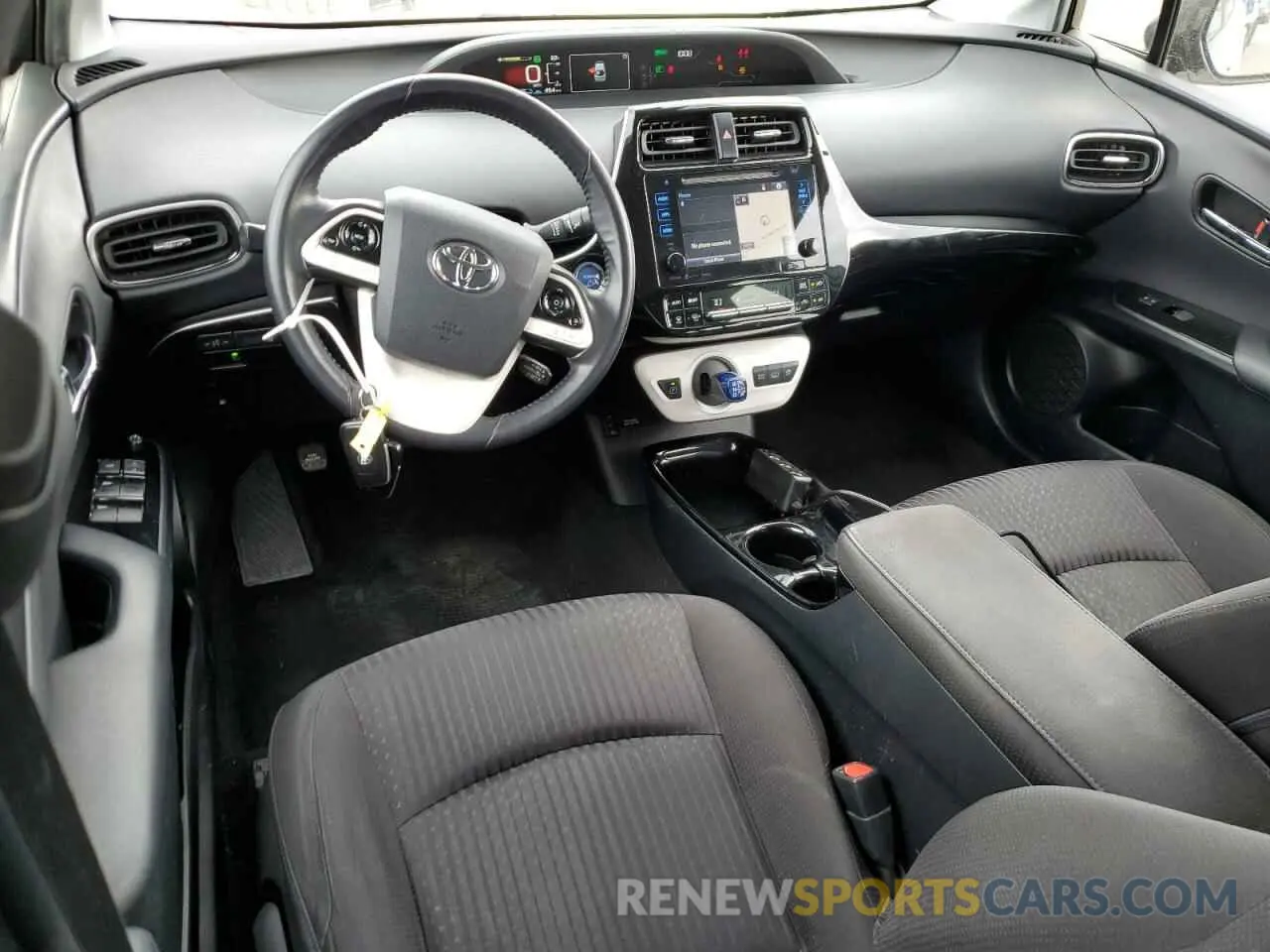 8 Photograph of a damaged car JTDKARFP3K3115725 TOYOTA PRIUS 2019
