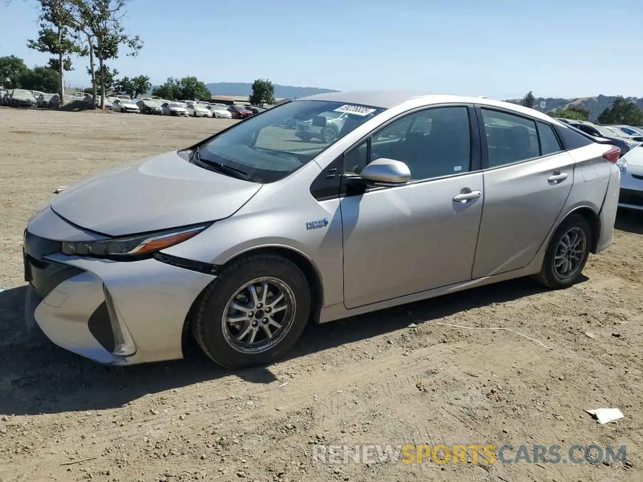1 Photograph of a damaged car JTDKARFP3K3116485 TOYOTA PRIUS 2019