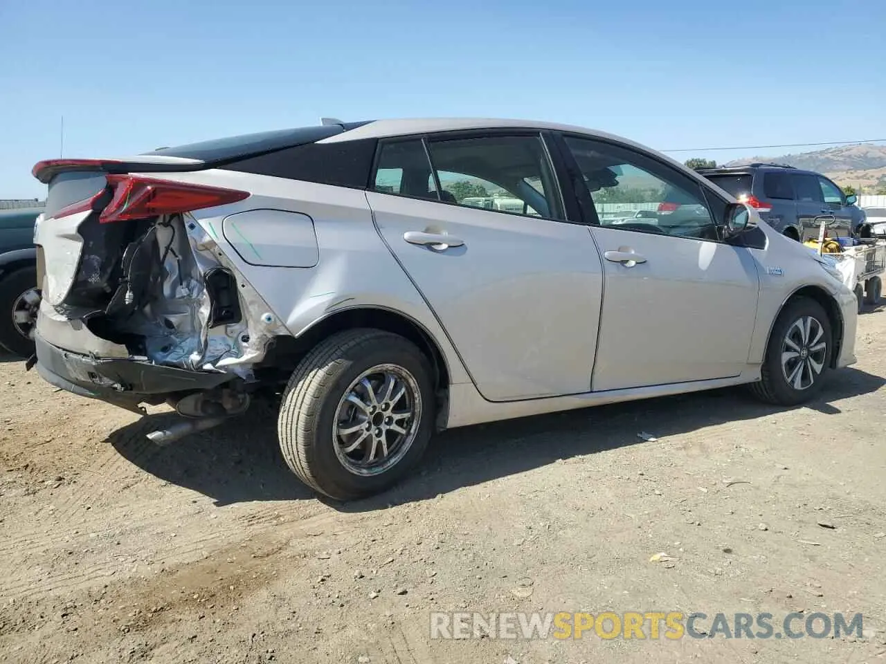 3 Photograph of a damaged car JTDKARFP3K3116485 TOYOTA PRIUS 2019