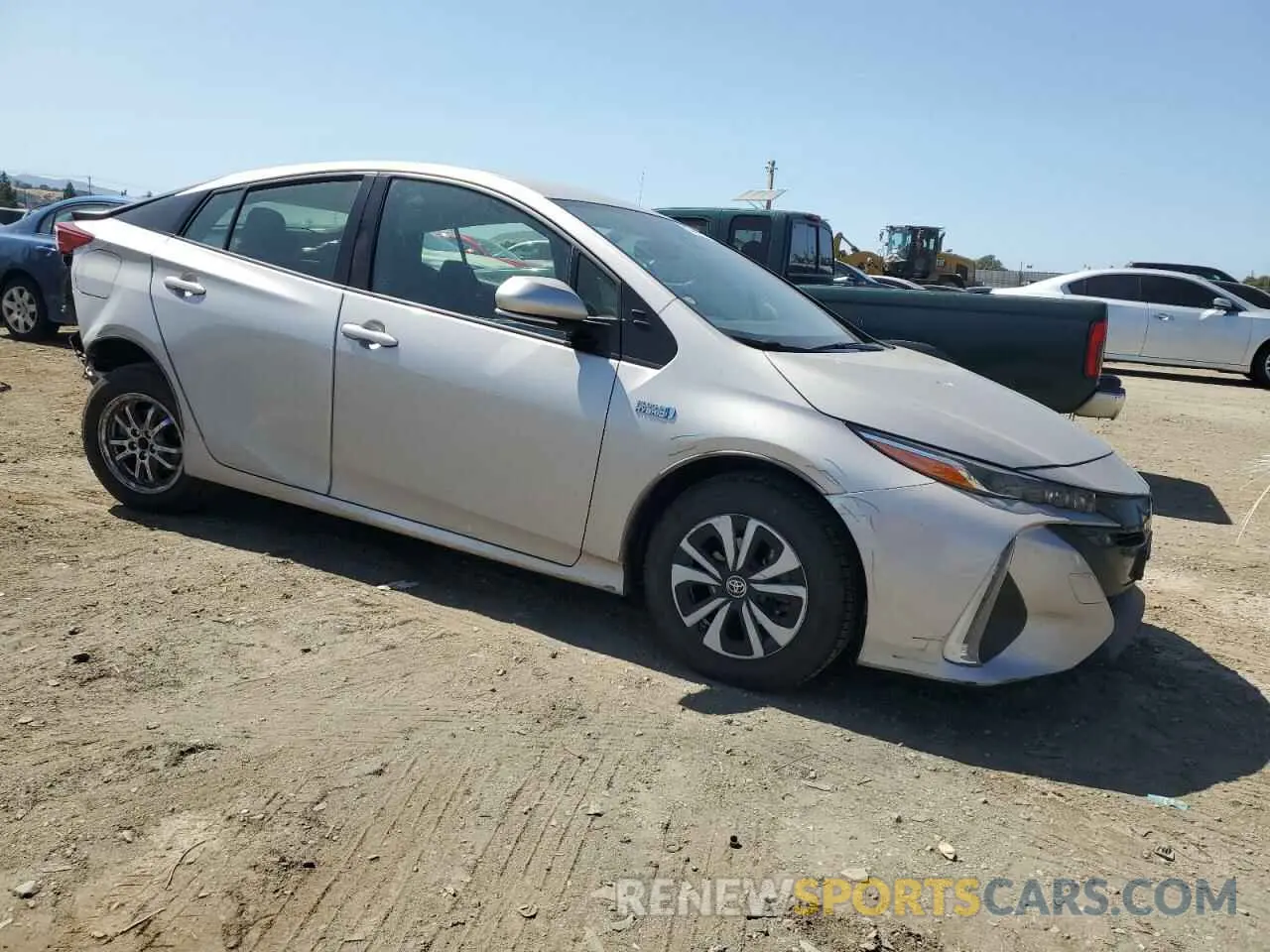 4 Photograph of a damaged car JTDKARFP3K3116485 TOYOTA PRIUS 2019