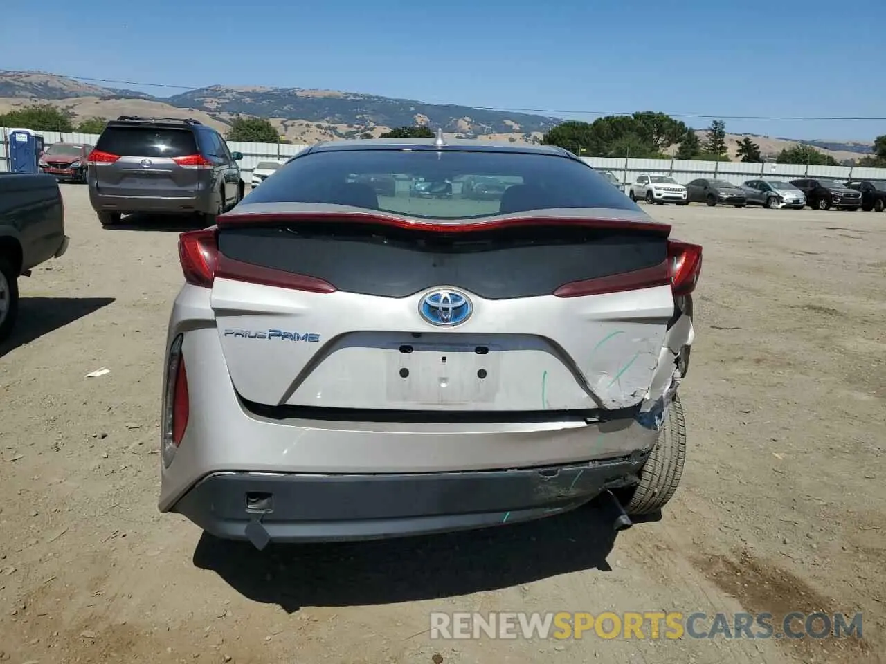 6 Photograph of a damaged car JTDKARFP3K3116485 TOYOTA PRIUS 2019