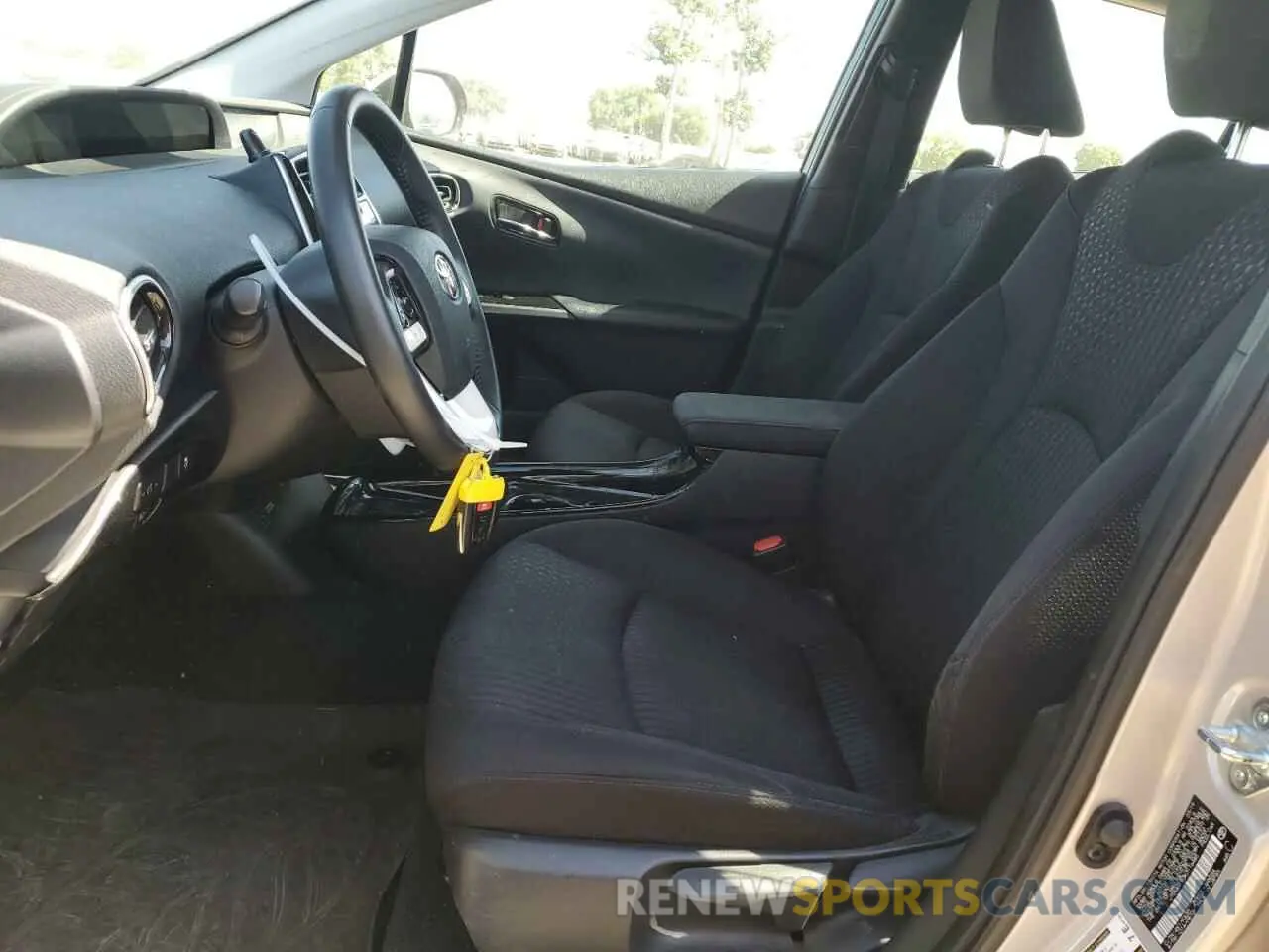7 Photograph of a damaged car JTDKARFP3K3116485 TOYOTA PRIUS 2019