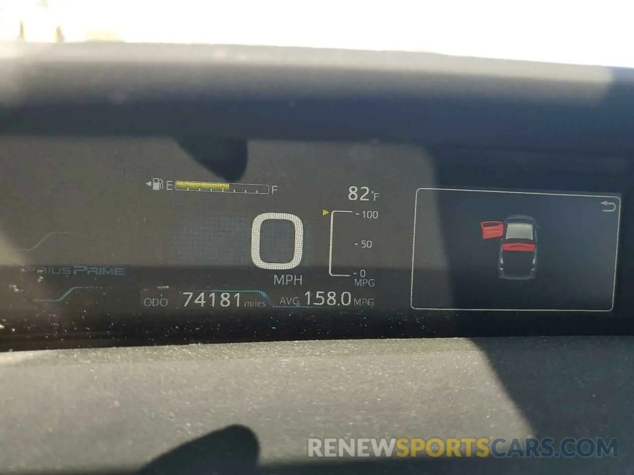 9 Photograph of a damaged car JTDKARFP3K3116485 TOYOTA PRIUS 2019