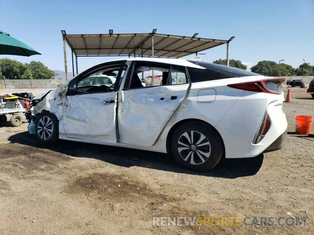 2 Photograph of a damaged car JTDKARFP4K3108430 TOYOTA PRIUS 2019