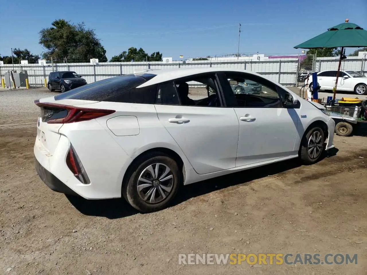 3 Photograph of a damaged car JTDKARFP4K3108430 TOYOTA PRIUS 2019