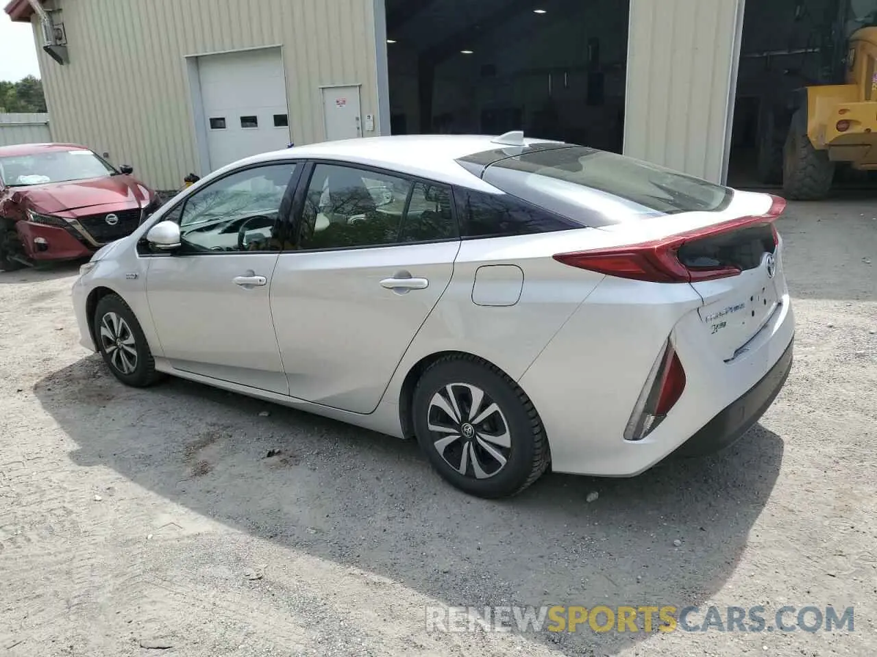2 Photograph of a damaged car JTDKARFP4K3113935 TOYOTA PRIUS 2019
