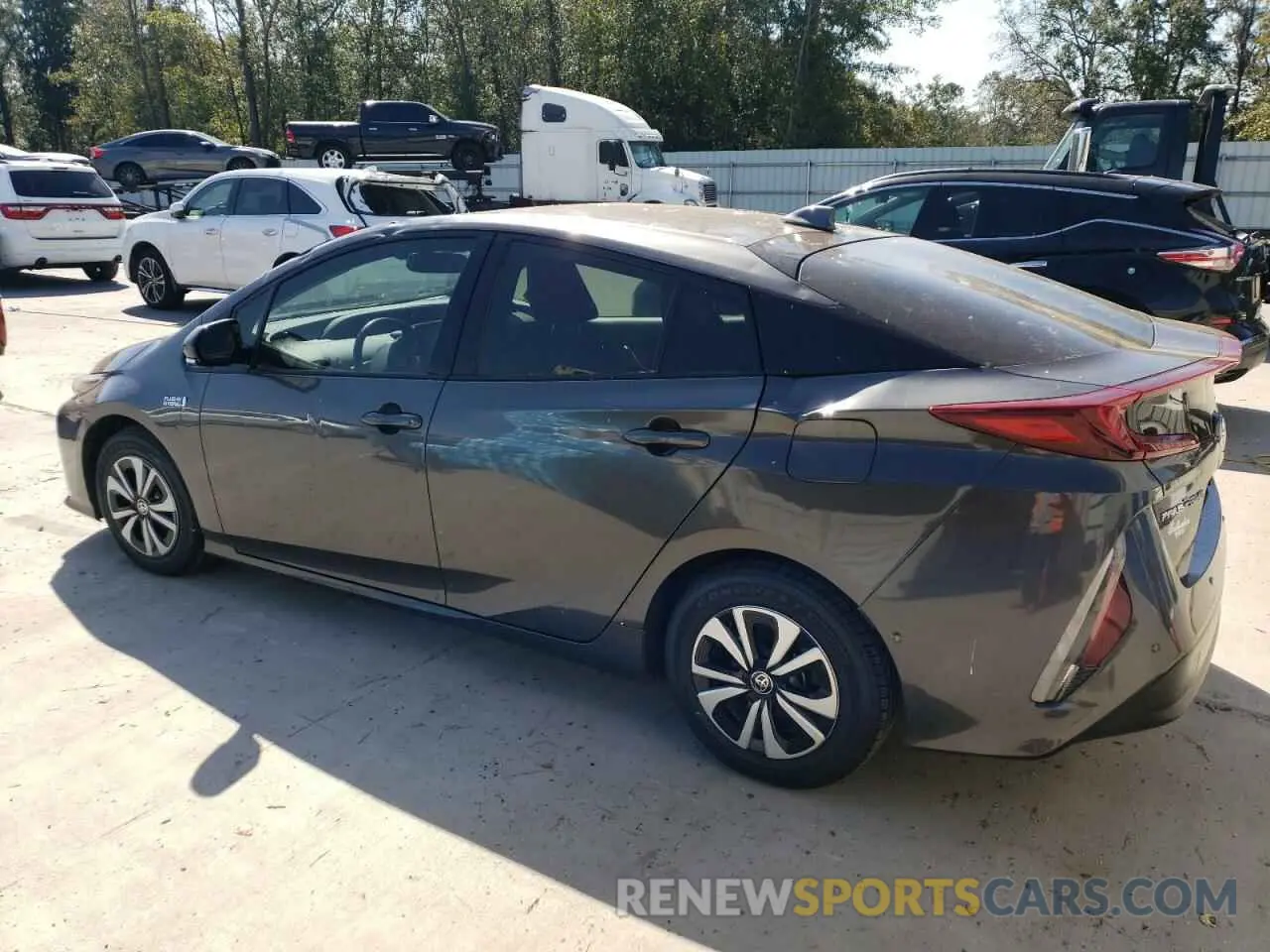2 Photograph of a damaged car JTDKARFP4K3115586 TOYOTA PRIUS 2019