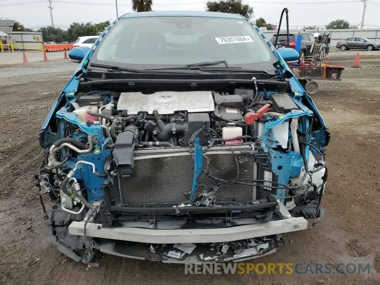 5 Photograph of a damaged car JTDKARFP4K3119511 TOYOTA PRIUS 2019