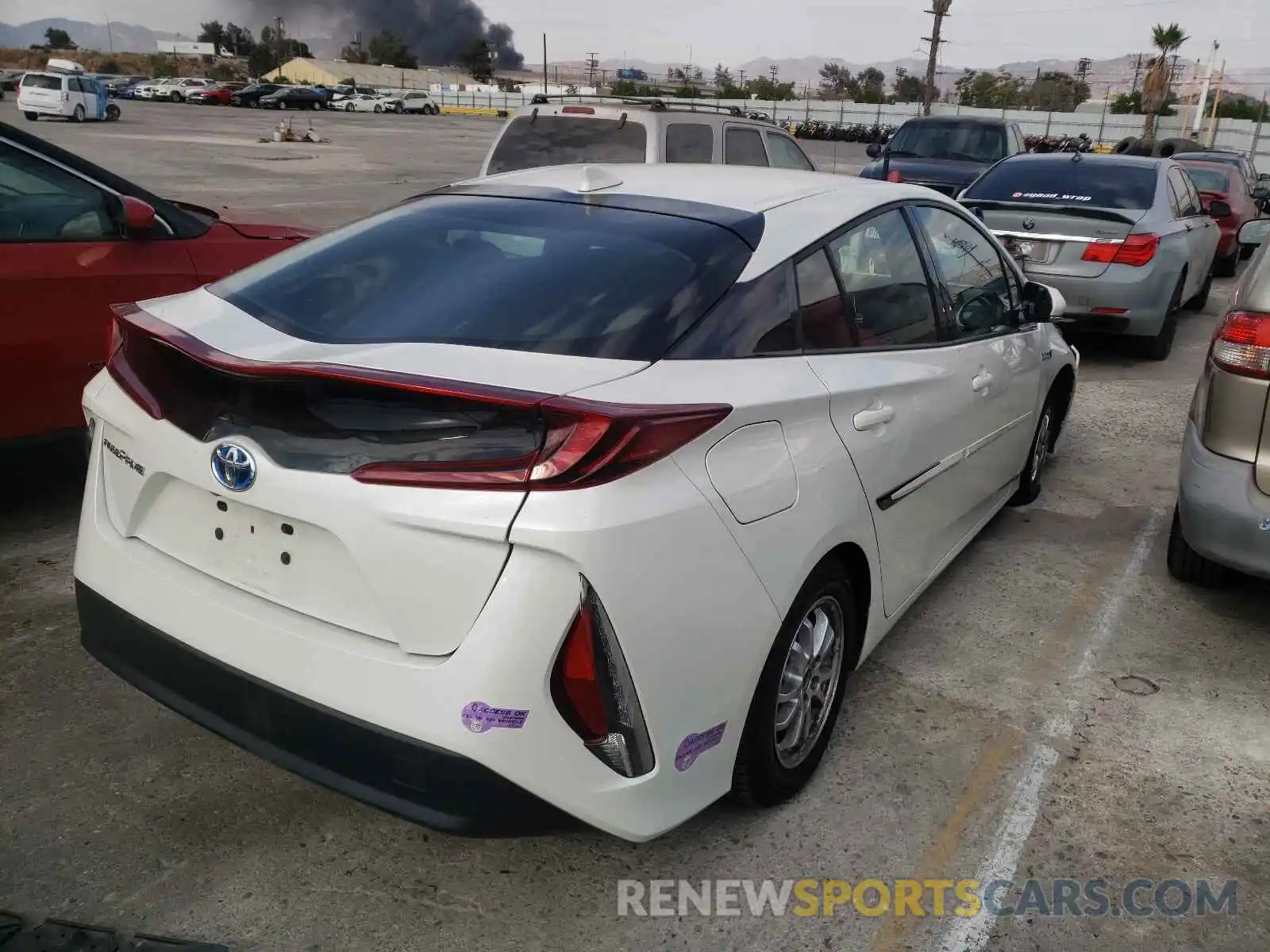 4 Photograph of a damaged car JTDKARFP5K3105097 TOYOTA PRIUS 2019