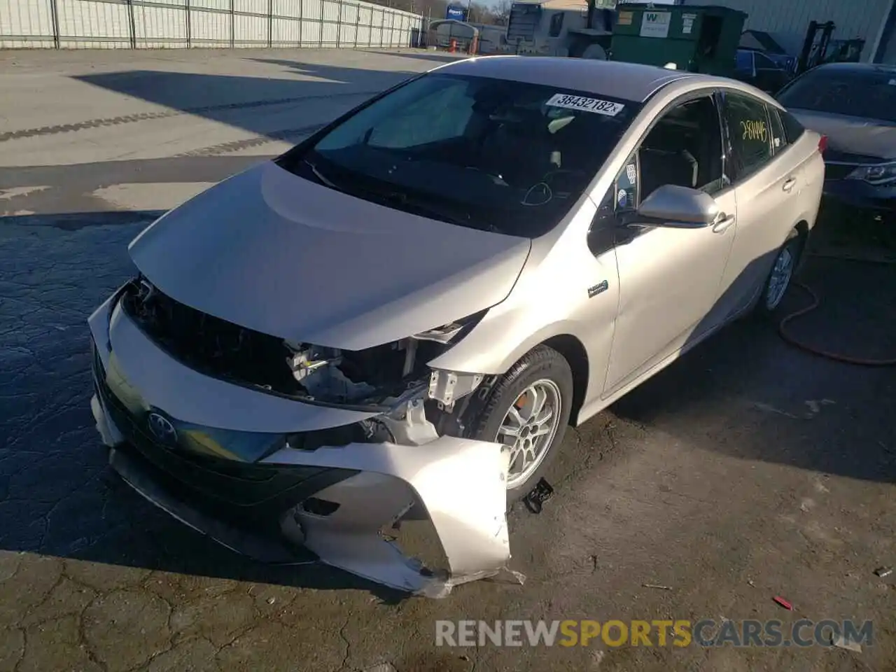 2 Photograph of a damaged car JTDKARFP5K3107979 TOYOTA PRIUS 2019