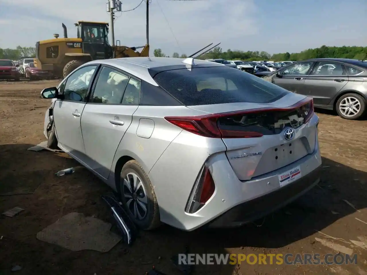 3 Photograph of a damaged car JTDKARFP5K3112812 TOYOTA PRIUS 2019