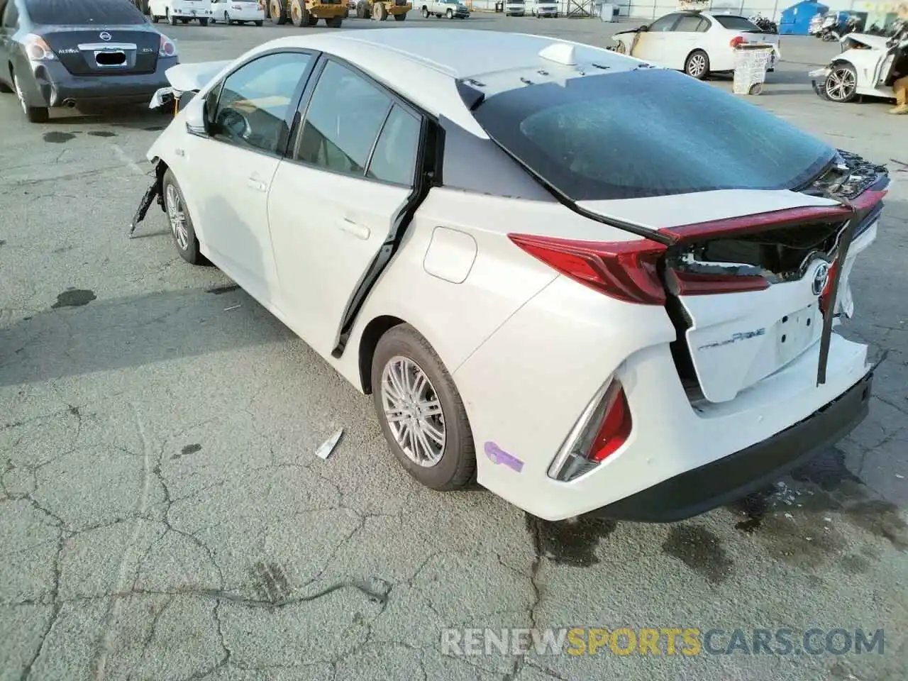 3 Photograph of a damaged car JTDKARFP5K3116228 TOYOTA PRIUS 2019