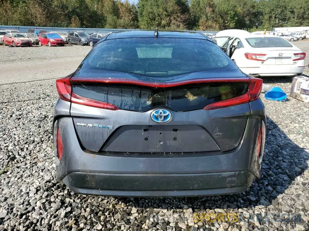 6 Photograph of a damaged car JTDKARFP5K3116682 TOYOTA PRIUS 2019
