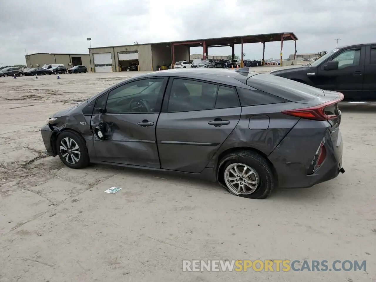 2 Photograph of a damaged car JTDKARFP5K3116990 TOYOTA PRIUS 2019